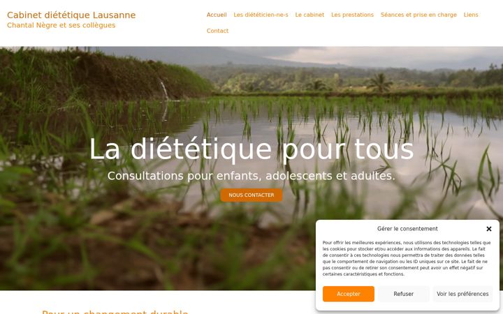 Skærmbillede af cabinetdietetique-lausanne.ch