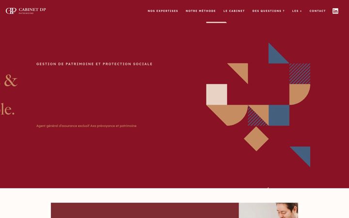 Screenshot von cabinetdp-patrimoine.fr