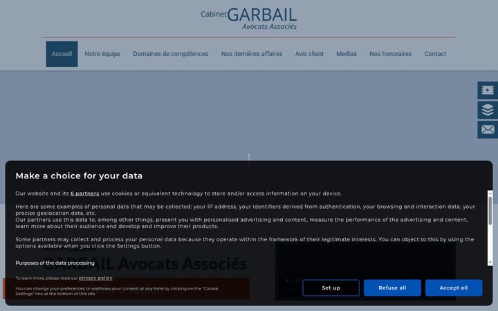 Screenshot of cabinetgarbail.fr