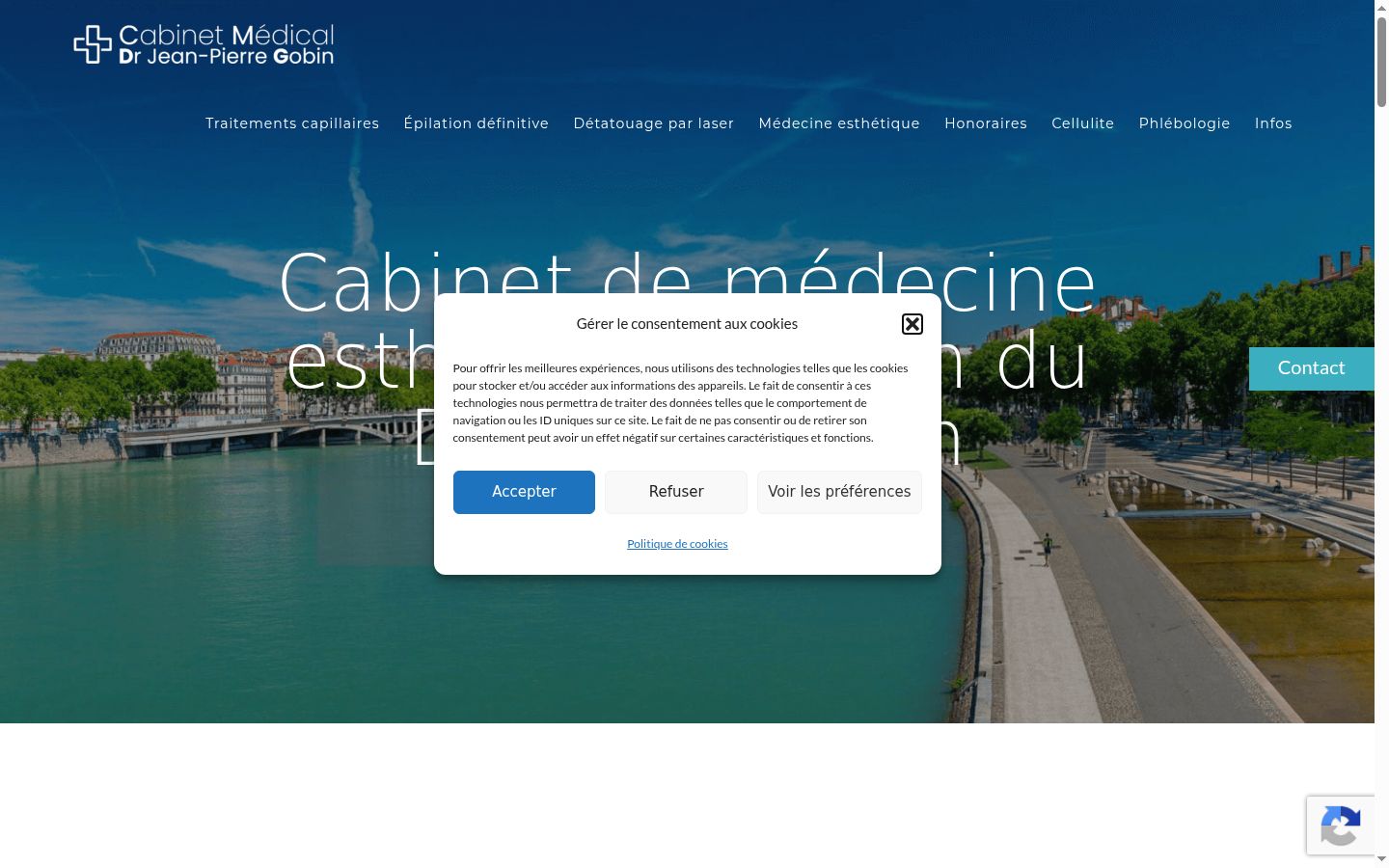 Screenshot tal-banner tal-kunsens muri qabel kwalunkwe interazzjoni
