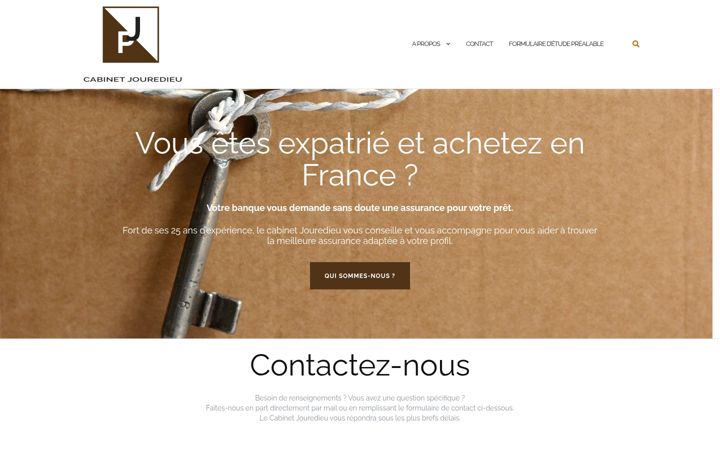 Screenshot of cabinetjouredieu.com