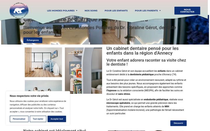 Screenshot of cabinetlesmondespolaires.fr