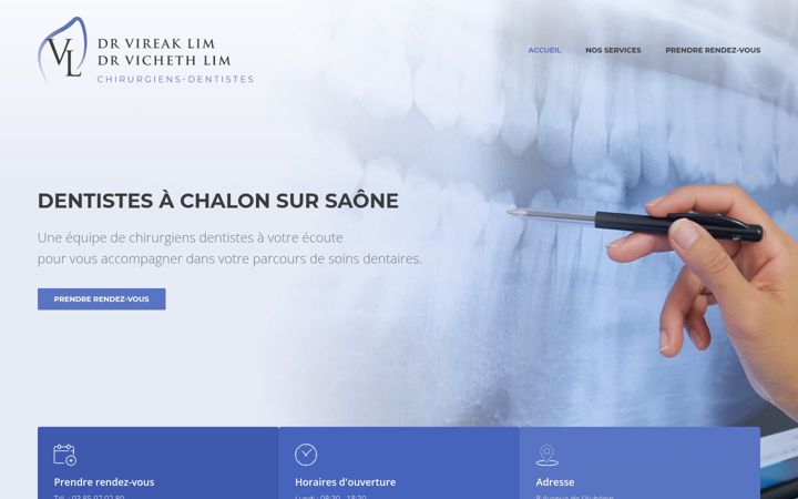 Screenshot of cabinetlim.fr