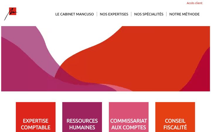 Screenshot of cabinetmancuso.fr