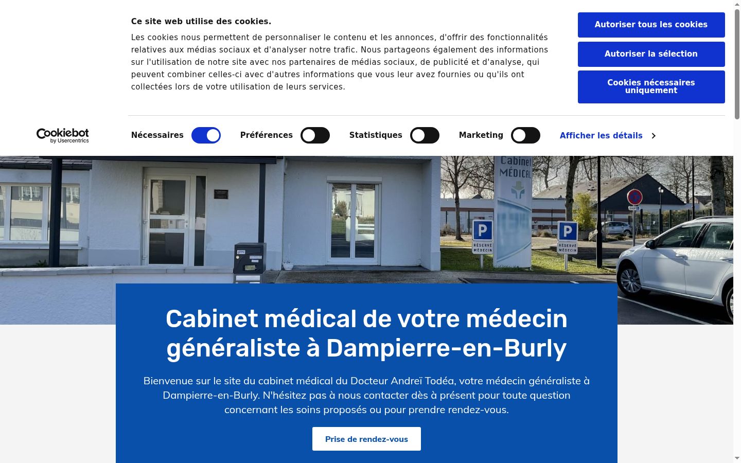 Screenshot tal-banner tal-kunsens muri qabel kwalunkwe interazzjoni