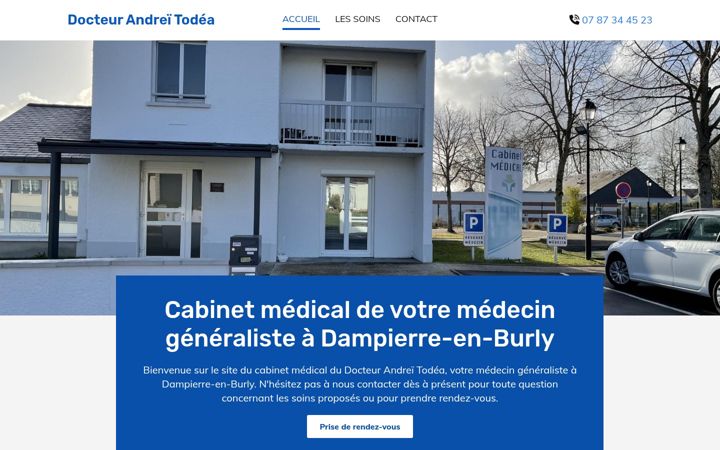 Screenshot of cabinetmedicaltodea.fr
