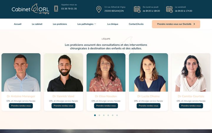 Screenshot of cabinetorl-besancon-levigny.fr