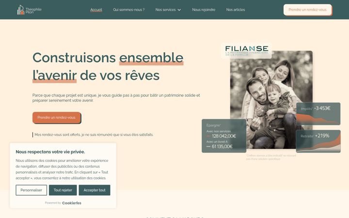 Screenshot of cabinetpilont.fr