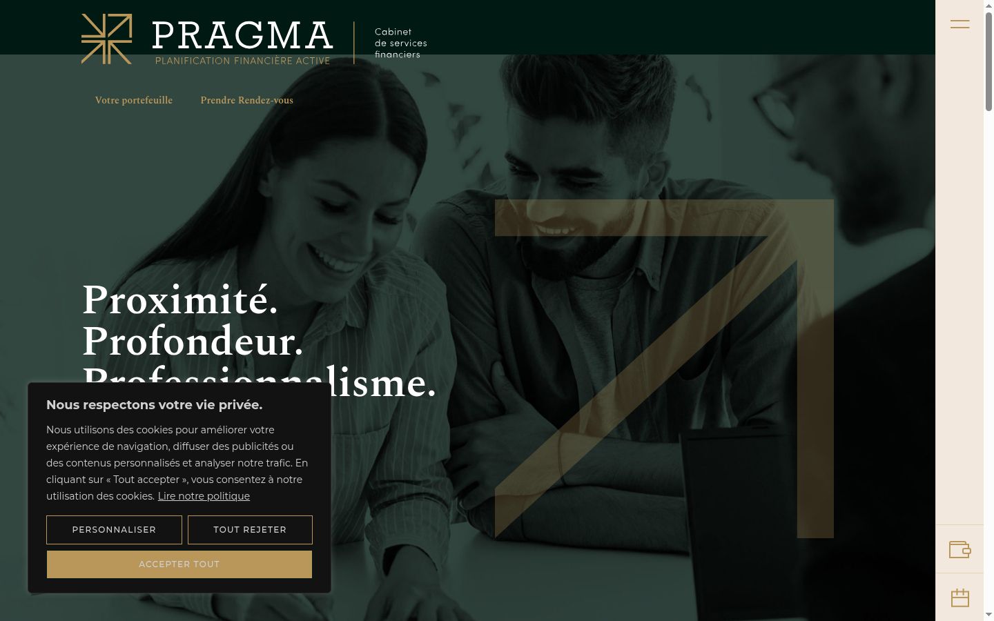 Screenshot van de toestemmingsbanner zoals getoond vóór enige interactie