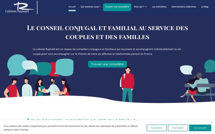 Screenshot of cabinetraphael.fr