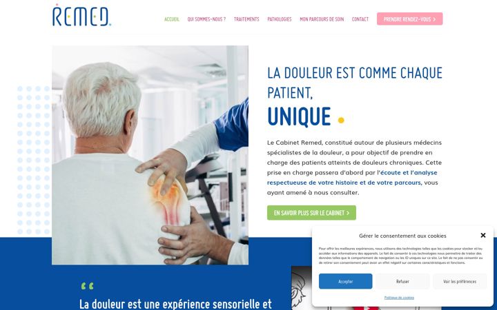 Screenshot von cabinetremed.fr