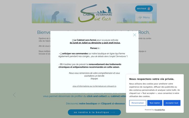 Screenshot of cabinetsaintroch.com