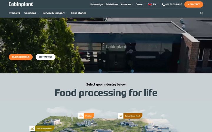Screenshot of cabinplant.com