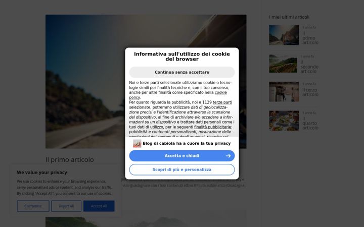 Snimka zaslona za cabiola.altervista.org