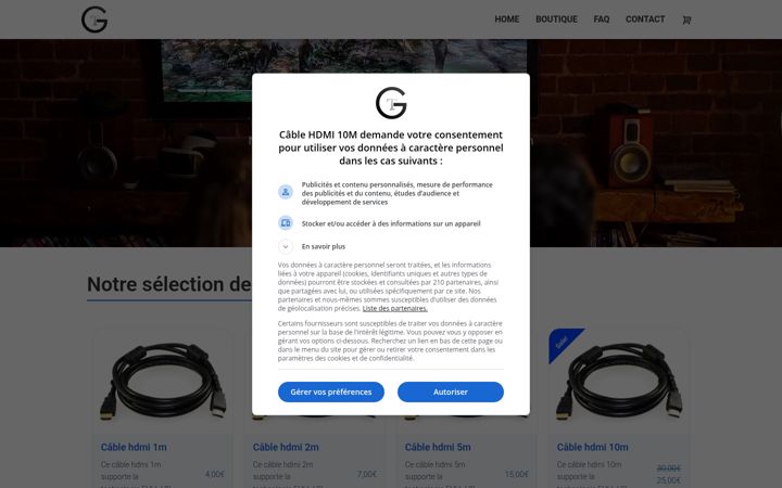 Screenshot von cable-hdmi-10m.fr