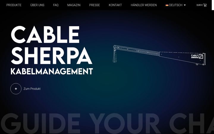 Screenshot of cable-sherpa.com