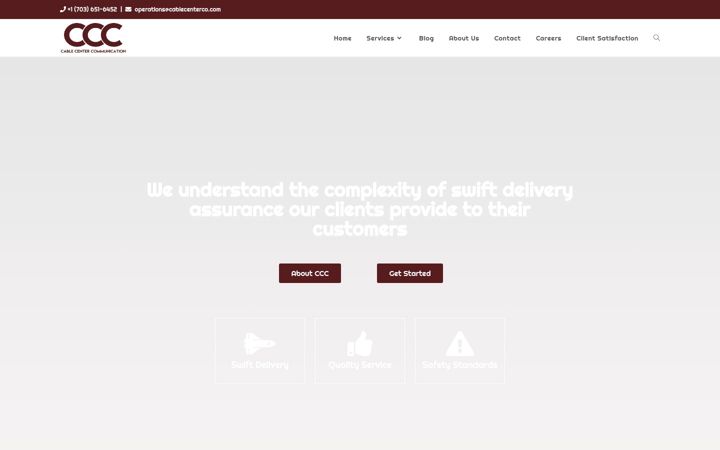 Screenshot of cablecenterco.com