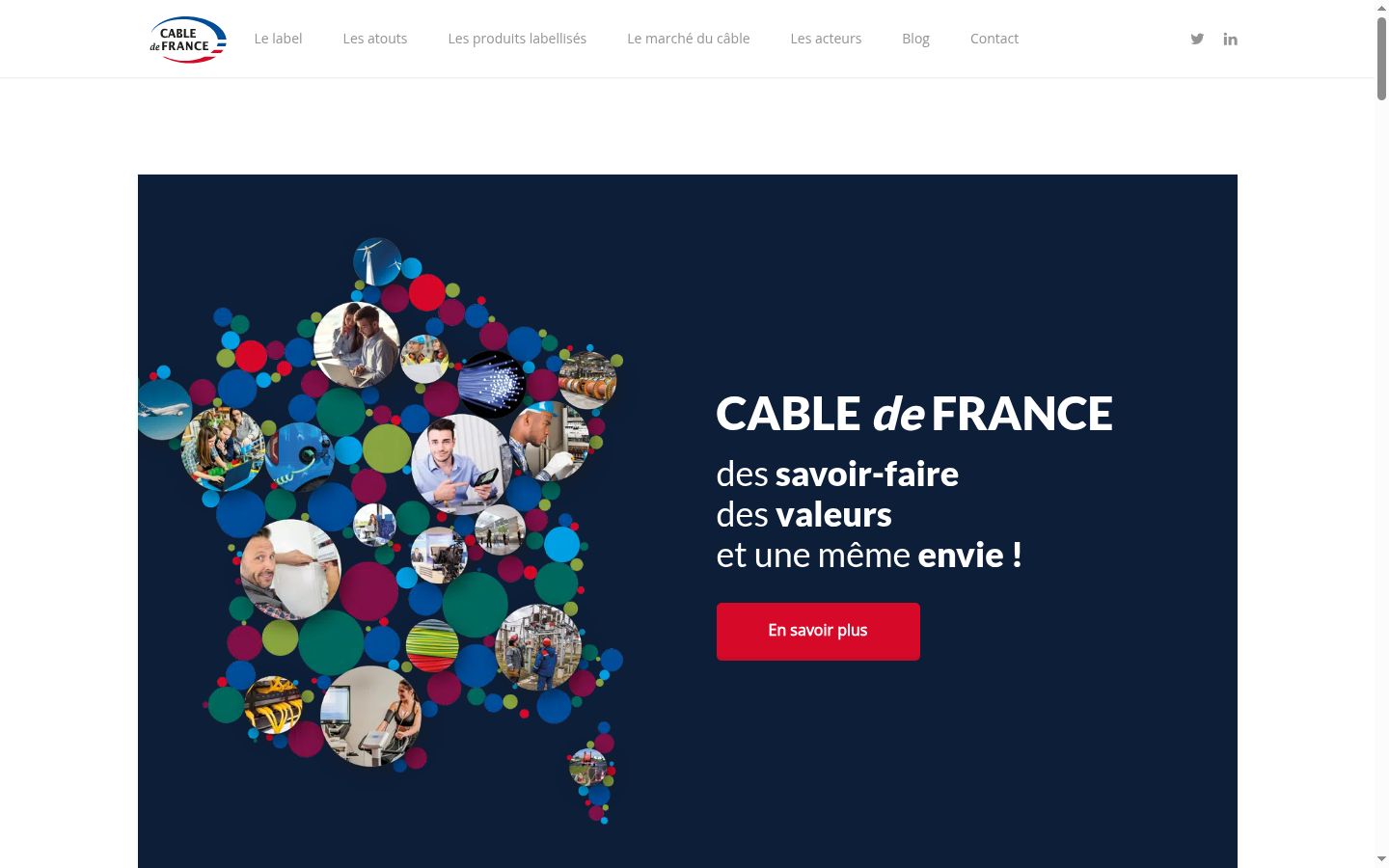 Capture d'écran de la bannière de consentement affichée avant toute interaction