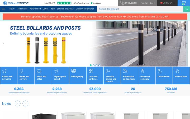 Screenshot of cablematic.com