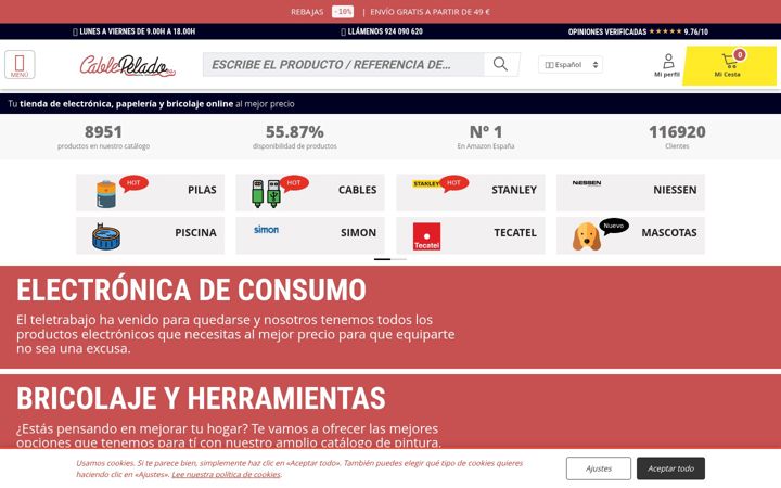 Screenshot di cablepelado.net