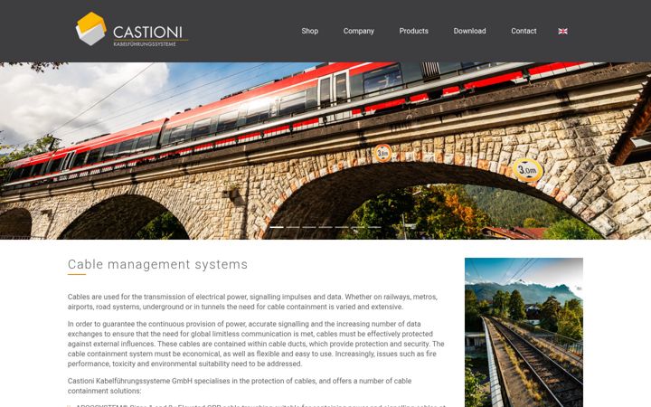 Screenshot of cabletroughing.co.uk