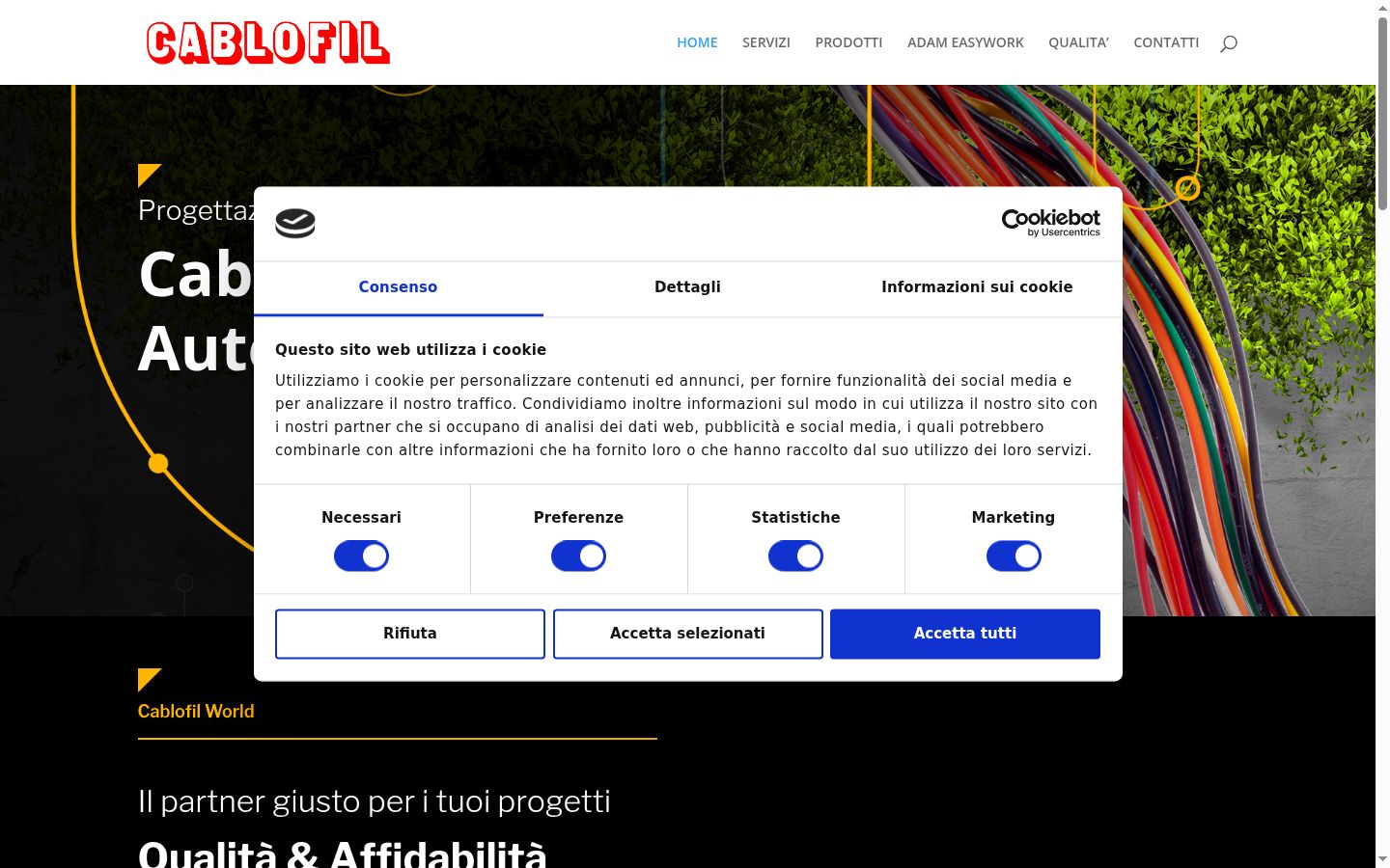 Snímek obrazovky baneru souhlasu zobrazeného před jakoukoli interakcí