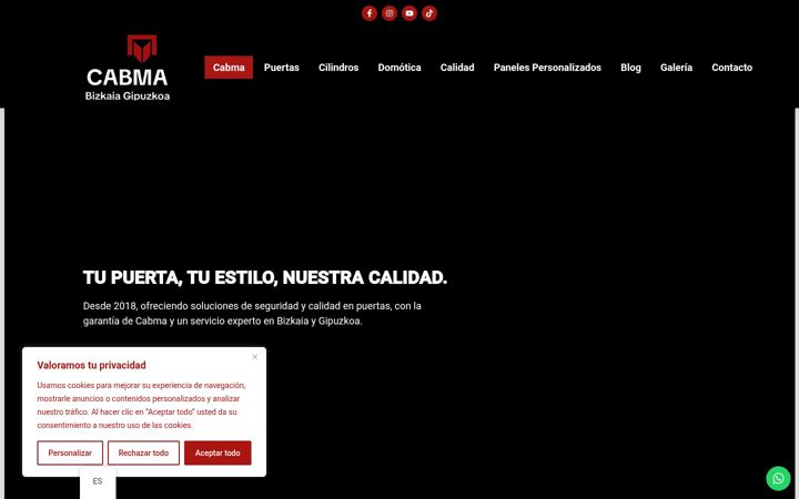 Screenshot di cabma.net