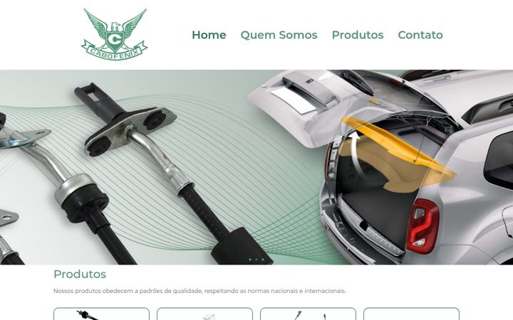 Екранна снимка на cabofenix.com.br