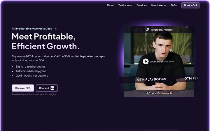 Screenshot of cabot-insights.com
