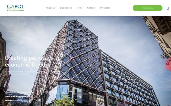 Screenshot of cabotcreditmanagement.com