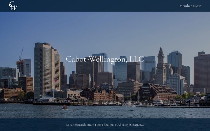 Screenshot of cabotwellington.com