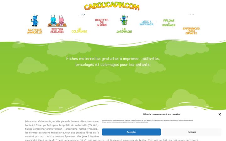 Screenshot of caboucadin.com