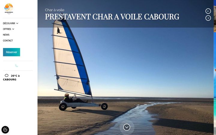 Screenshot of cabourg-charavoile.com