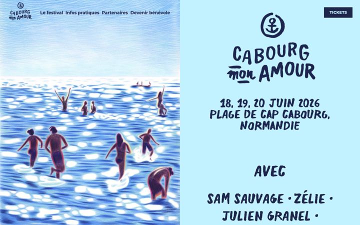 Screenshot of cabourgmonamour.fr