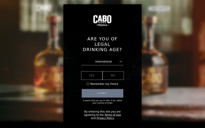 Screenshot of cabowabo.com