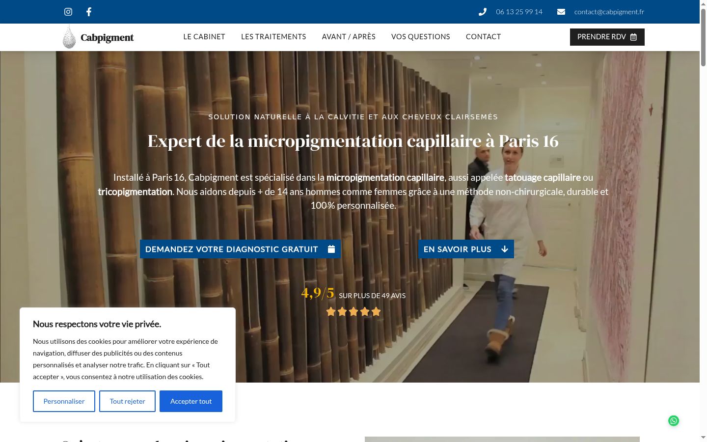 Screenshot tal-banner tal-kunsens muri qabel kwalunkwe interazzjoni