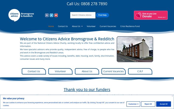 Screenshot of cabr.org.uk