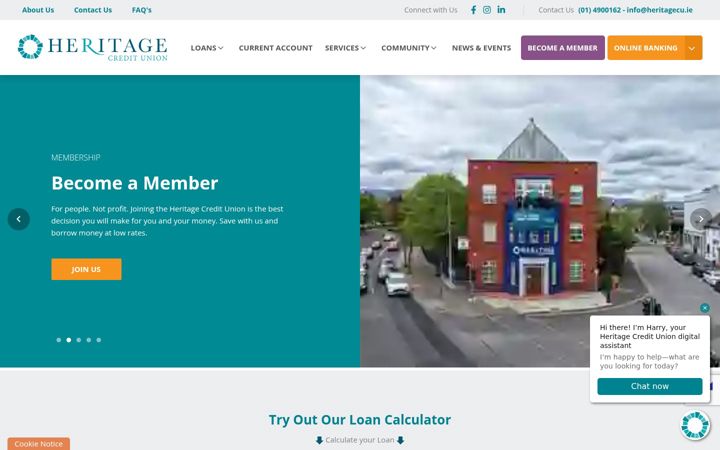 Screenshot of cabracu.ie
