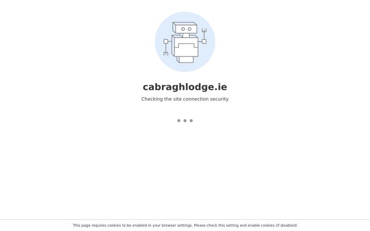 Screenshot of cabraghlodge.ie