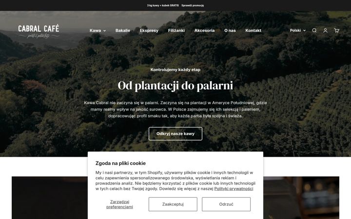 Screenshot ta' cabral.pl