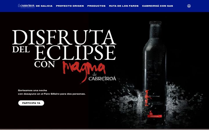 Ekraanipilt saidist cabreiroa.es