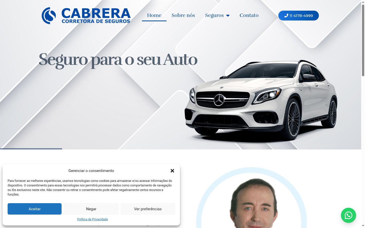 Screenshot tal-banner tal-kunsens muri qabel kwalunkwe interazzjoni