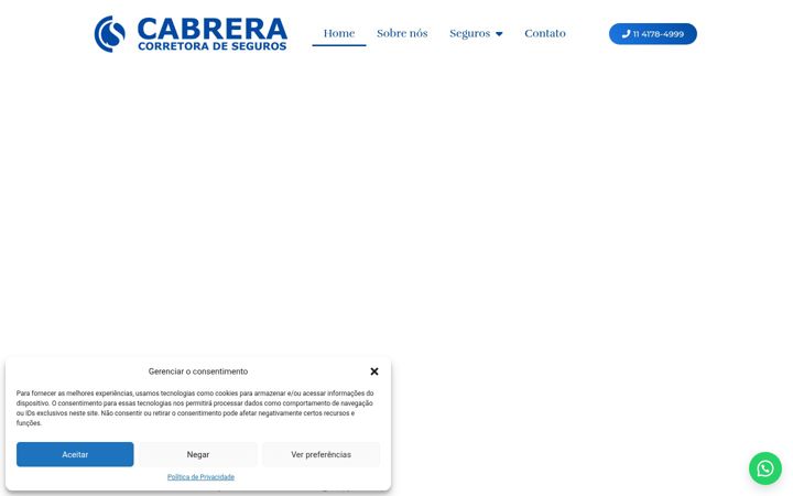 Snimka zaslona za cabreraseguros.com.br