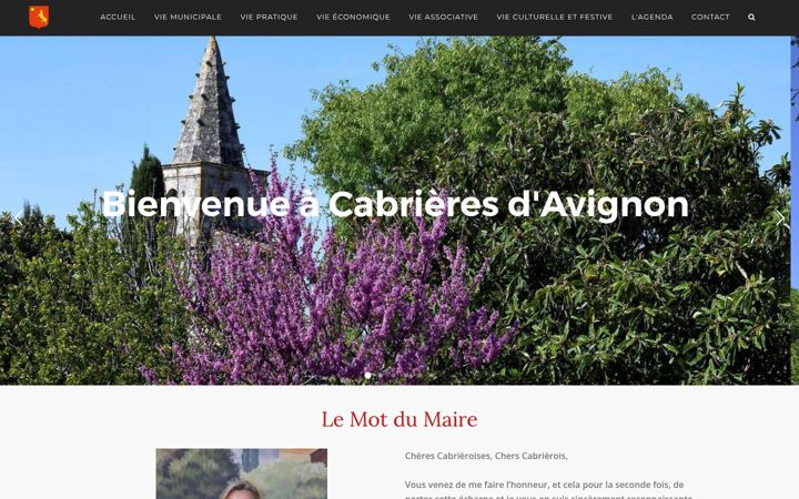 Screenshot of cabrieresdavignon.fr