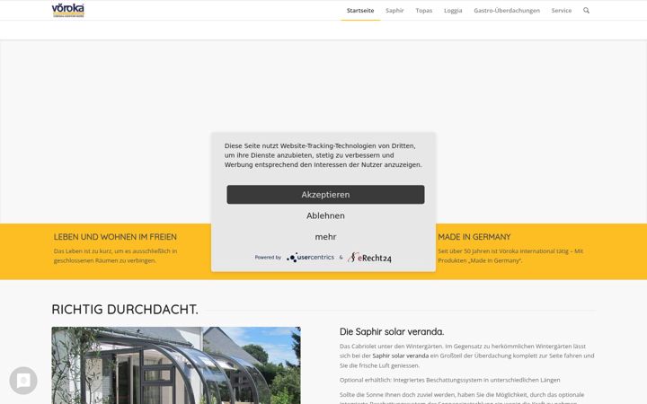 Screenshot of cabrio-terrasse.com