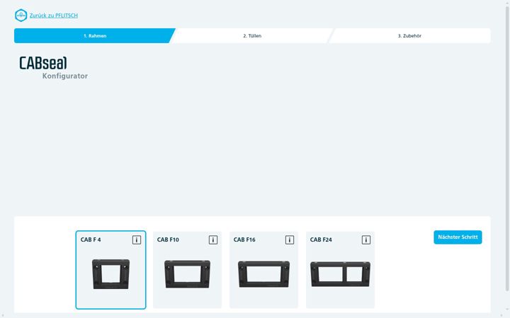 Screenshot of cabseal-konfigurator.com