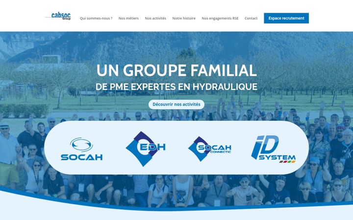 Screenshot of cabsoc-group.com