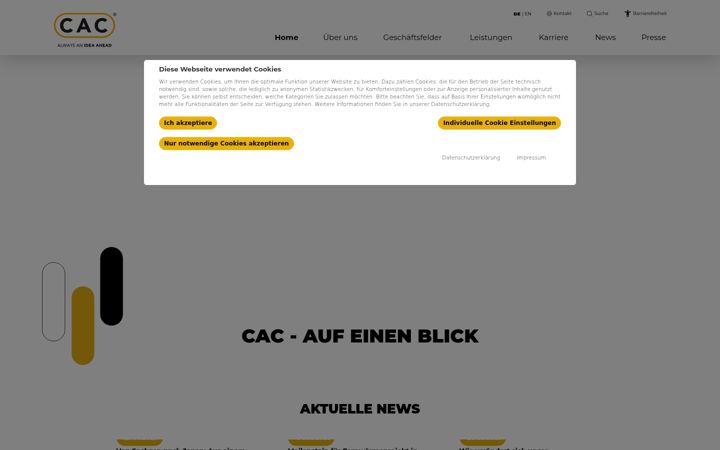 Screenshot του cac-chem.de