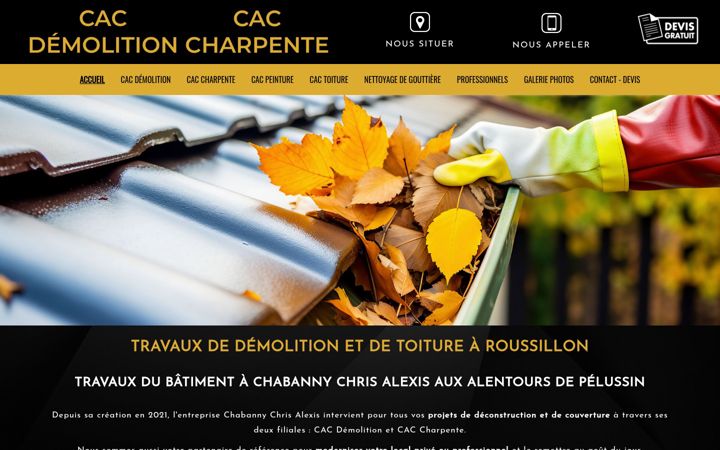 Screenshot of cac-demolition.fr