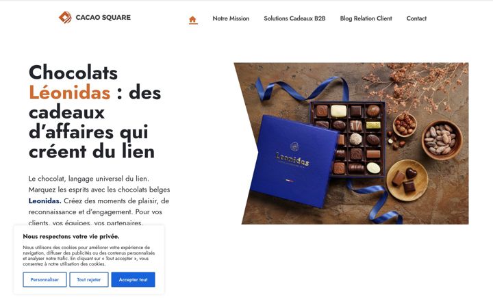 Screenshot von cacaosquare.fr